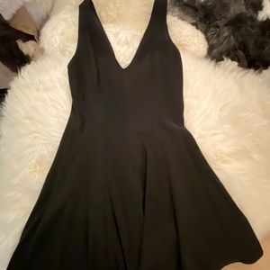 Alice + Olivia Deep V Skater Dress, 8